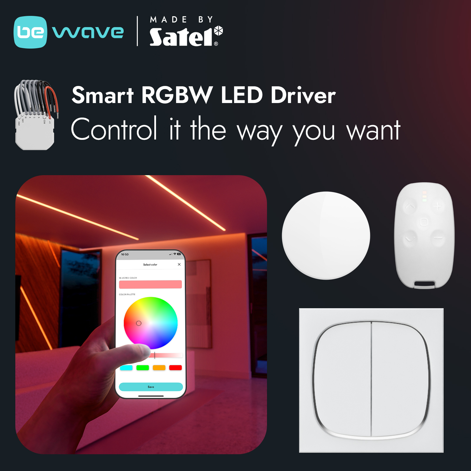 Smart RGBW LED Driver